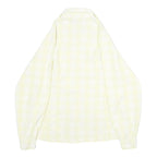 MAMMUT Womens Cream & Yellow Shirt M Lightweight Outdoor Style Button Closure