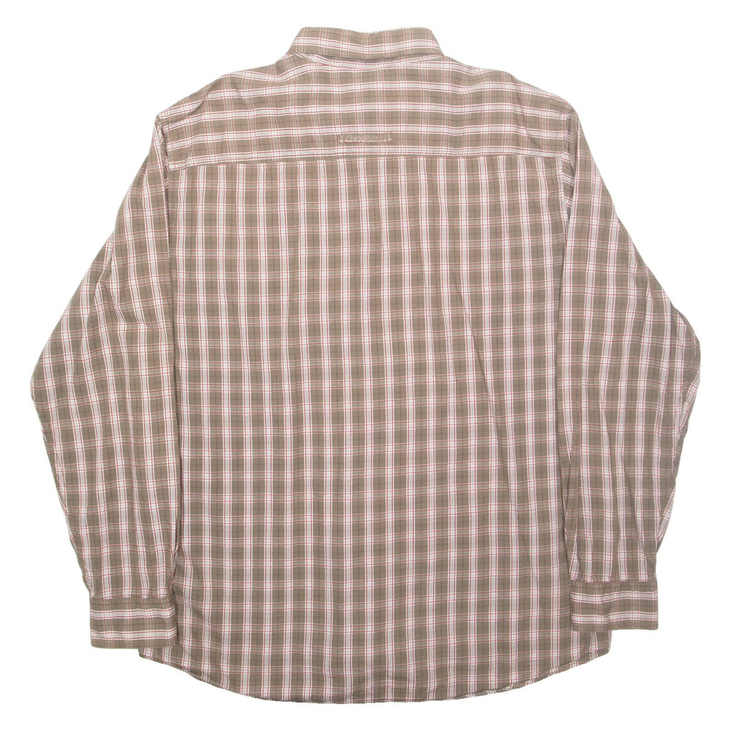 CAMEL ACTIVE Mens Shirt Brown Check Long Sleeve XL