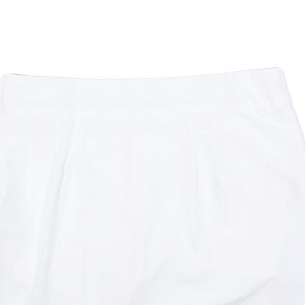 FILA Womens White Skater Short Skort Polyester Blend M Casual Activewear