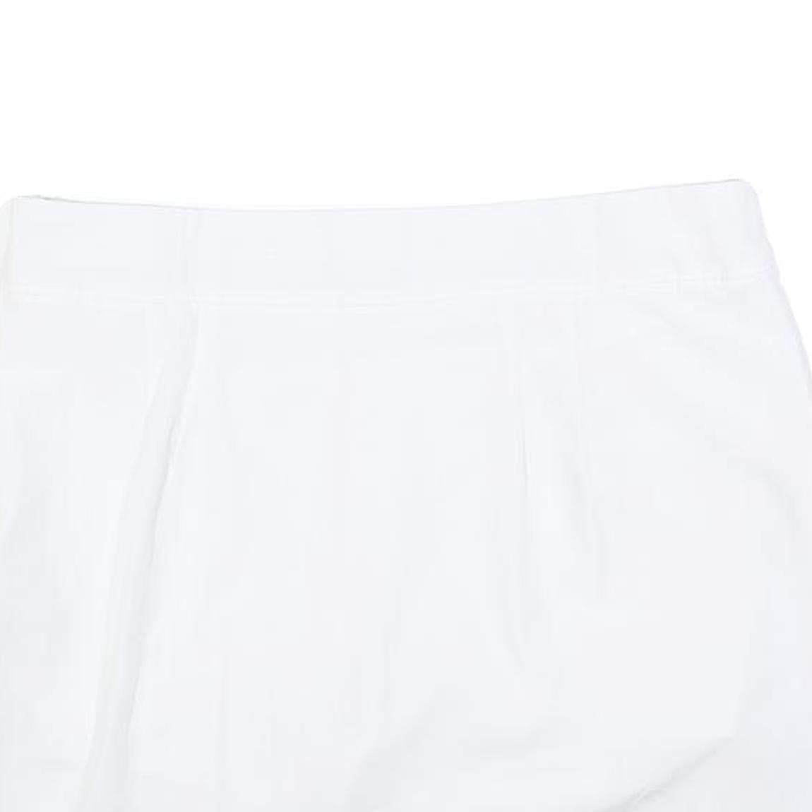 FILA Womens White Skater Short Skort Polyester Blend M Casual Activewear