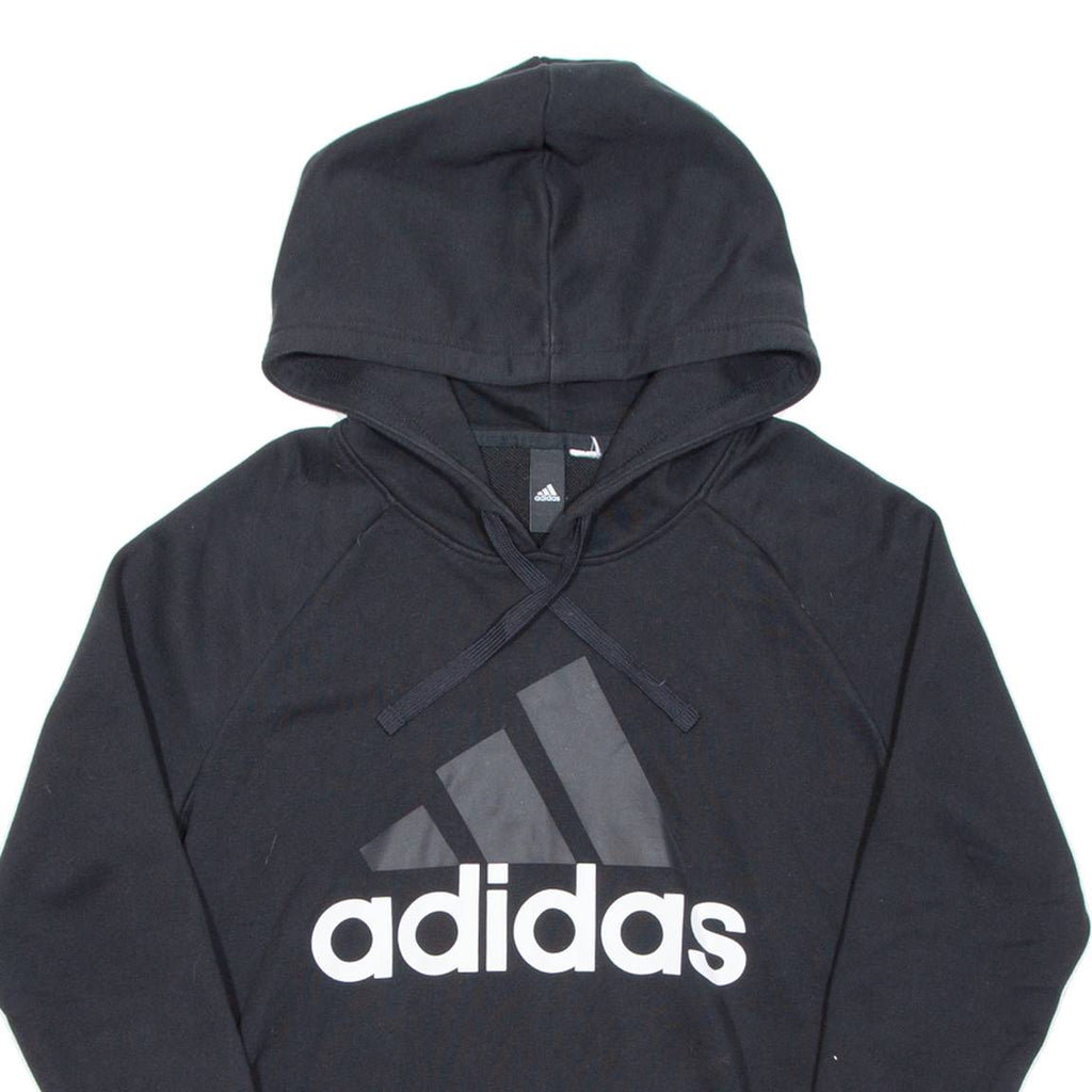 ADIDAS Mens Black Hoodie S