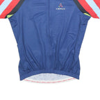 CEROTI Mens Blue Polyester Cycling Jersey M Short Sleeve Zip Neck