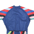 CEROTI Mens Blue Polyester Cycling Jersey M Short Sleeve Zip Neck