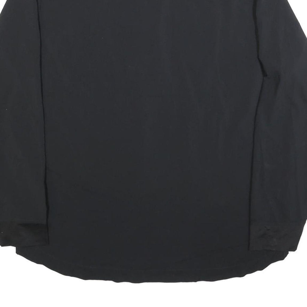 ADIDAS Mens Black Munster Mustangs Soccer Track Jacket L Polyester Blend Zip