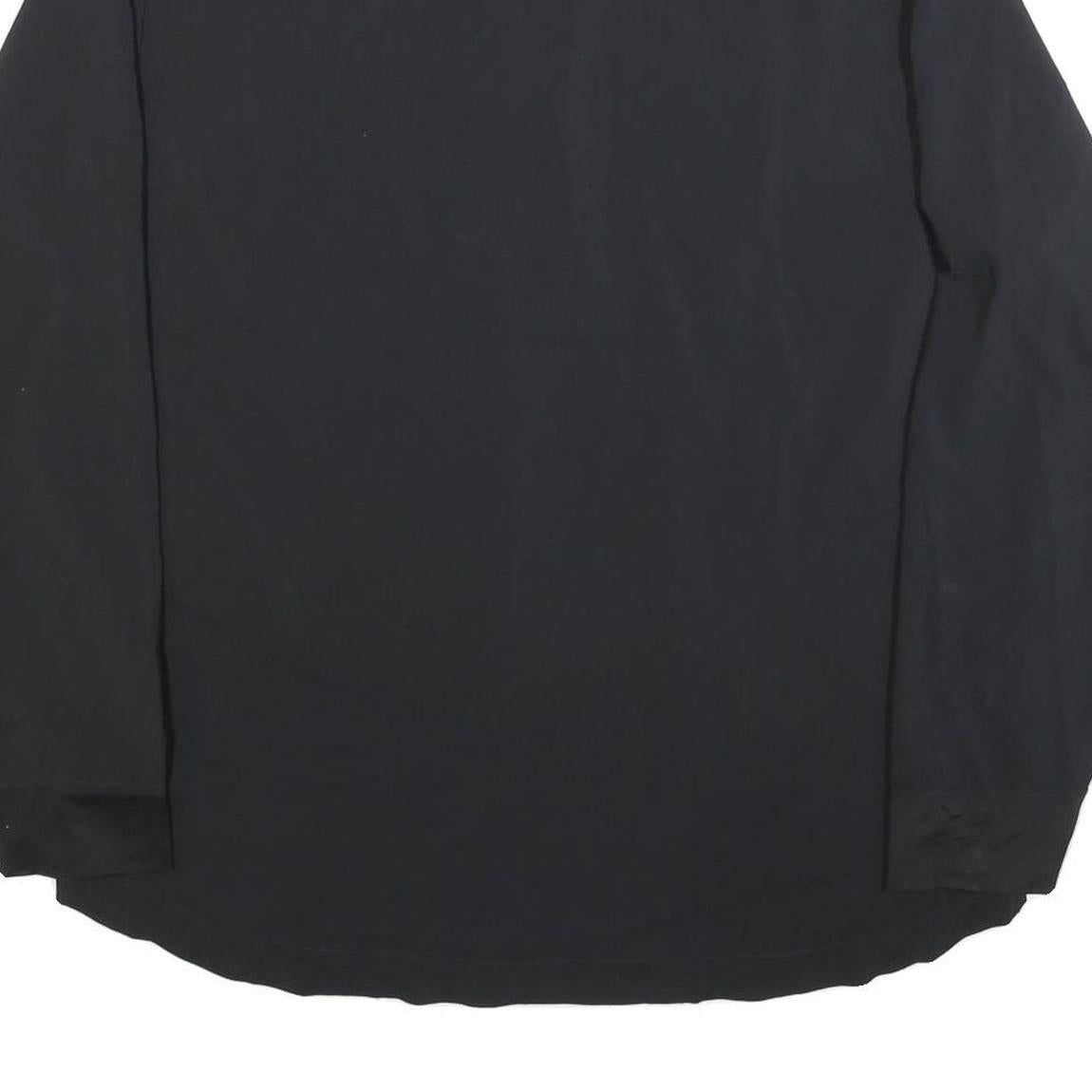 ADIDAS Mens Black Munster Mustangs Soccer Track Jacket L Polyester Blend Zip