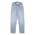LEVI'S 505 Womens Slim Light Blue Denim Jeans W24 L27 Classic Fit Zip Closure