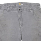 CARHARTT Mens Shorts Grey Casual Relaxed Fit L W38 Workwear Utility Cotton Blend
