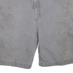 CARHARTT Mens Shorts Grey Casual Relaxed Fit L W38 Workwear Utility Cotton Blend