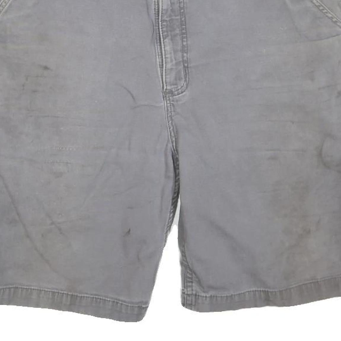 CARHARTT Mens Shorts Grey Casual Relaxed Fit L W38 Workwear Utility Cotton Blend