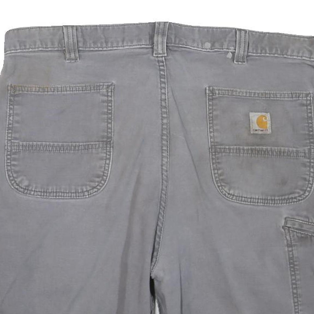 CARHARTT Mens Shorts Grey Casual Relaxed Fit L W38 Workwear Utility Cotton Blend