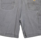 CARHARTT Mens Shorts Grey Casual Relaxed Fit L W38 Workwear Utility Cotton Blend