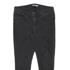 LEVI'S 711 Womens Jeans Black Slim Skinny Denim Medium W32 L24 Stretch Cotton