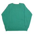 HANES SPORT Mens Green Crew Neck 2XL Cotton Blend Sweatshirt Casual Pullover