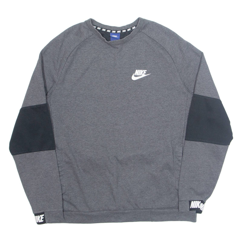 NIKE Mens Sweatshirt Grey L