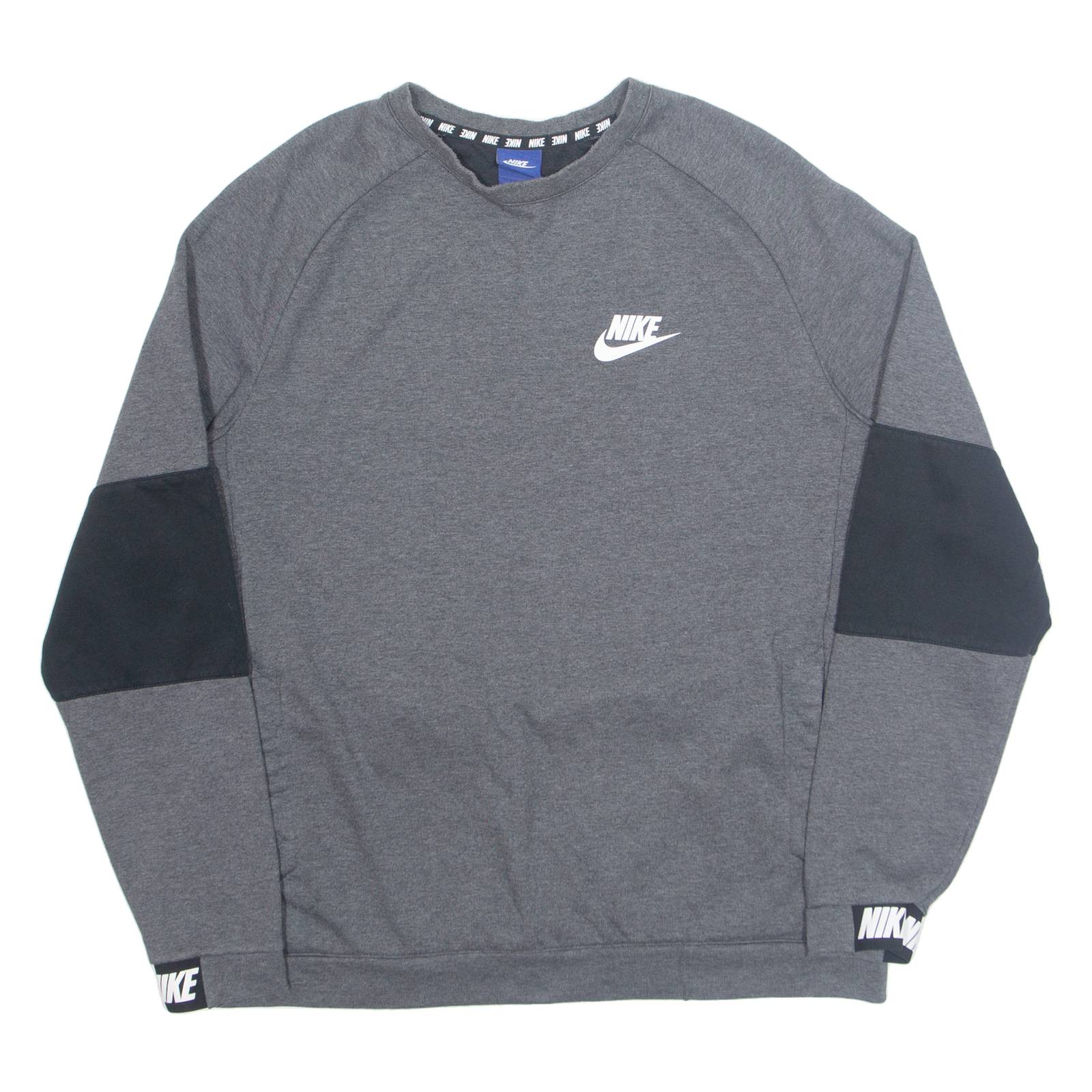 NIKE Mens Sweatshirt Grey L