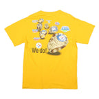 NFL Mens Yellow Pittsburgh Steelers Graphic T-Shirt M Short Sleeve Crew Neck