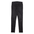 LEVI'S Womens Jeans Black Slim Skinny W25 L32
