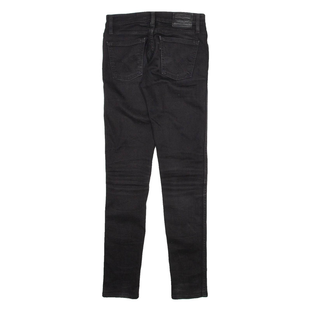 LEVI'S Womens Jeans Black Slim Skinny W25 L32