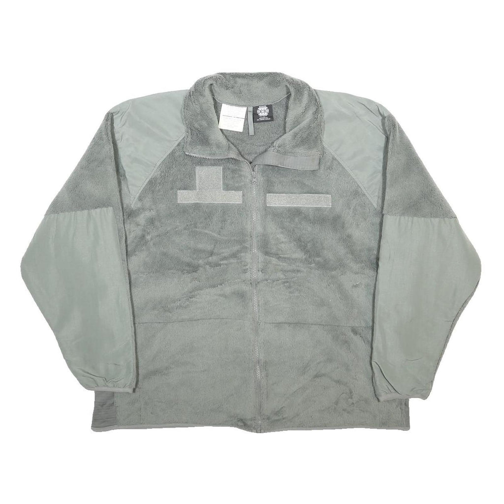 PECKHAM INC Mens Grey Jacket XL Polyester Zip Plain Casual Outdoor Lightweight