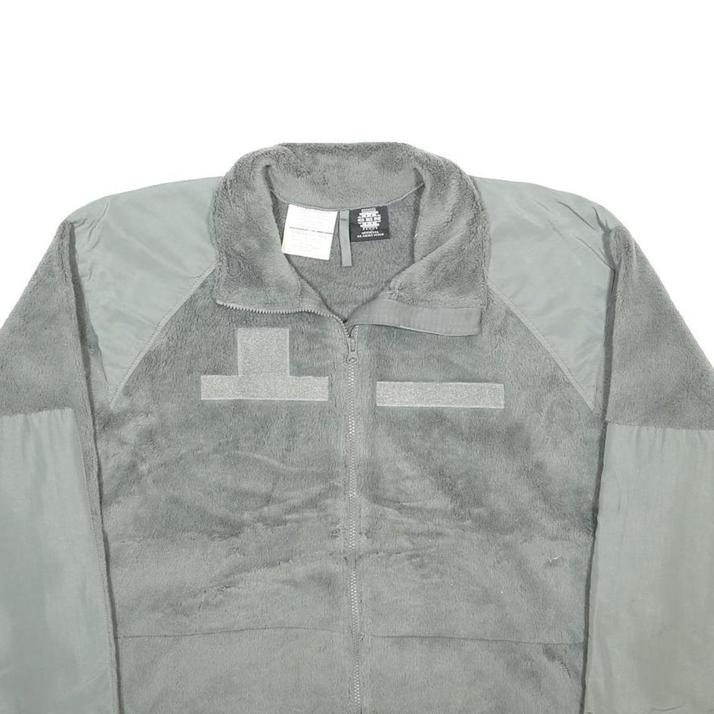 PECKHAM INC Mens Grey Jacket XL Polyester Zip Plain Casual Outdoor Lightweight