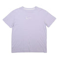 KARL KANI Womens Lilac & White Graphic T-Shirt XS Short Sleeve Crew Neck