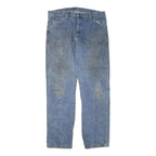 DICKIES Mens Regular Fit Blue Denim Jeans W38 L33 Workwear Zip Closure