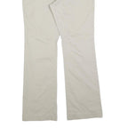 DICKIES Womens Cotton Blend Beige Regular Fit Straight Leg Trousers W32 L32
