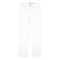 ENGELBERT STRAUSS Womens White Regular Fit Straight Denim Jeans W28 L30