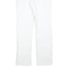 ENGELBERT STRAUSS Womens White Regular Fit Straight Denim Jeans W28 L30