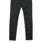 LEVI'S Womens Black Slim Skinny Denim Jeans Cotton Blend Zip W24 L30 Classic Fit