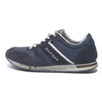 TOMMY HILFIGER Mens Lace-Up Trainers Blue Synthetic UK 6.5 Casual Footwear