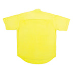 Travel Club Mens Plain Shirt Yellow M