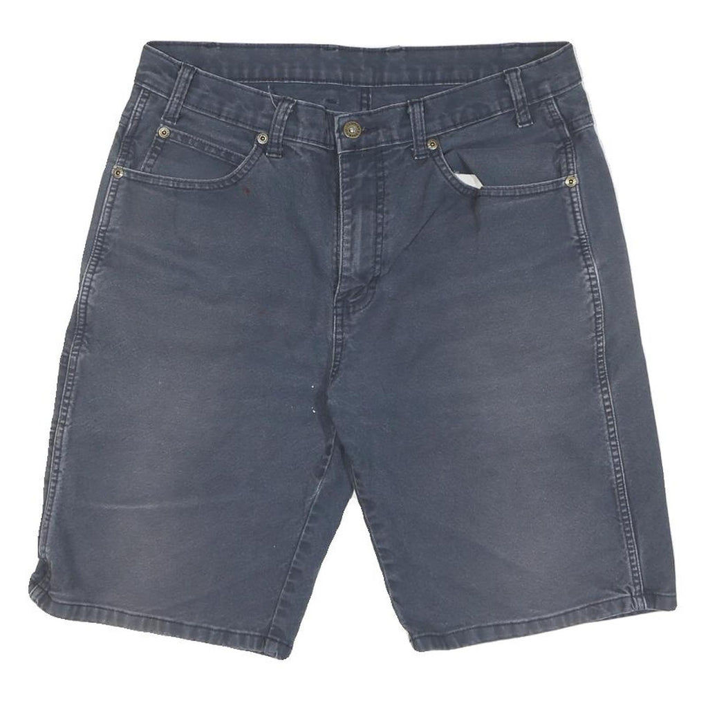 DICKIES Mens Shorts Blue Cargo Cotton Blend L W36 Workwear Relaxed Fit