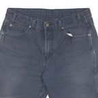 DICKIES Mens Shorts Blue Cargo Cotton Blend L W36 Workwear Relaxed Fit