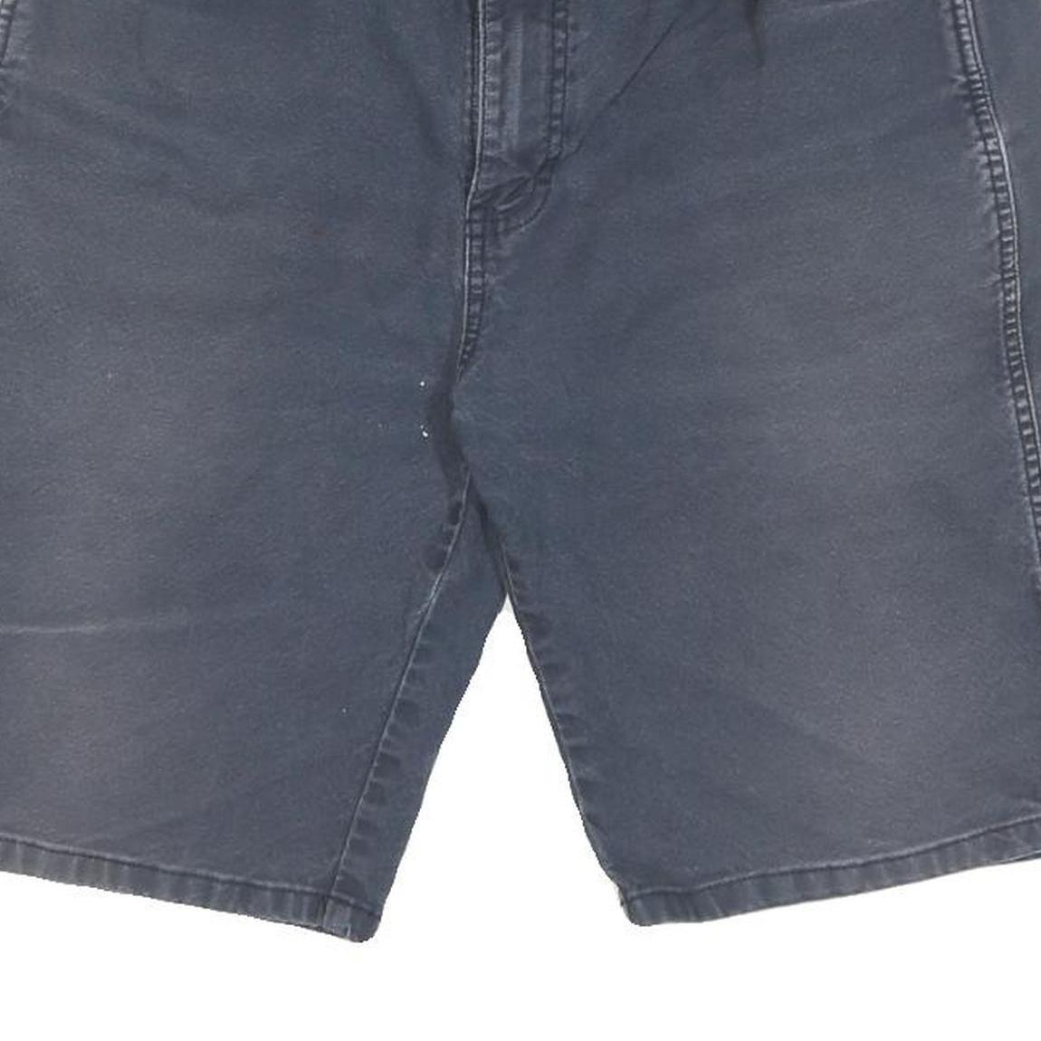 DICKIES Mens Shorts Blue Cargo Cotton Blend L W36 Workwear Relaxed Fit