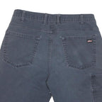 DICKIES Mens Shorts Blue Cargo Cotton Blend L W36 Workwear Relaxed Fit