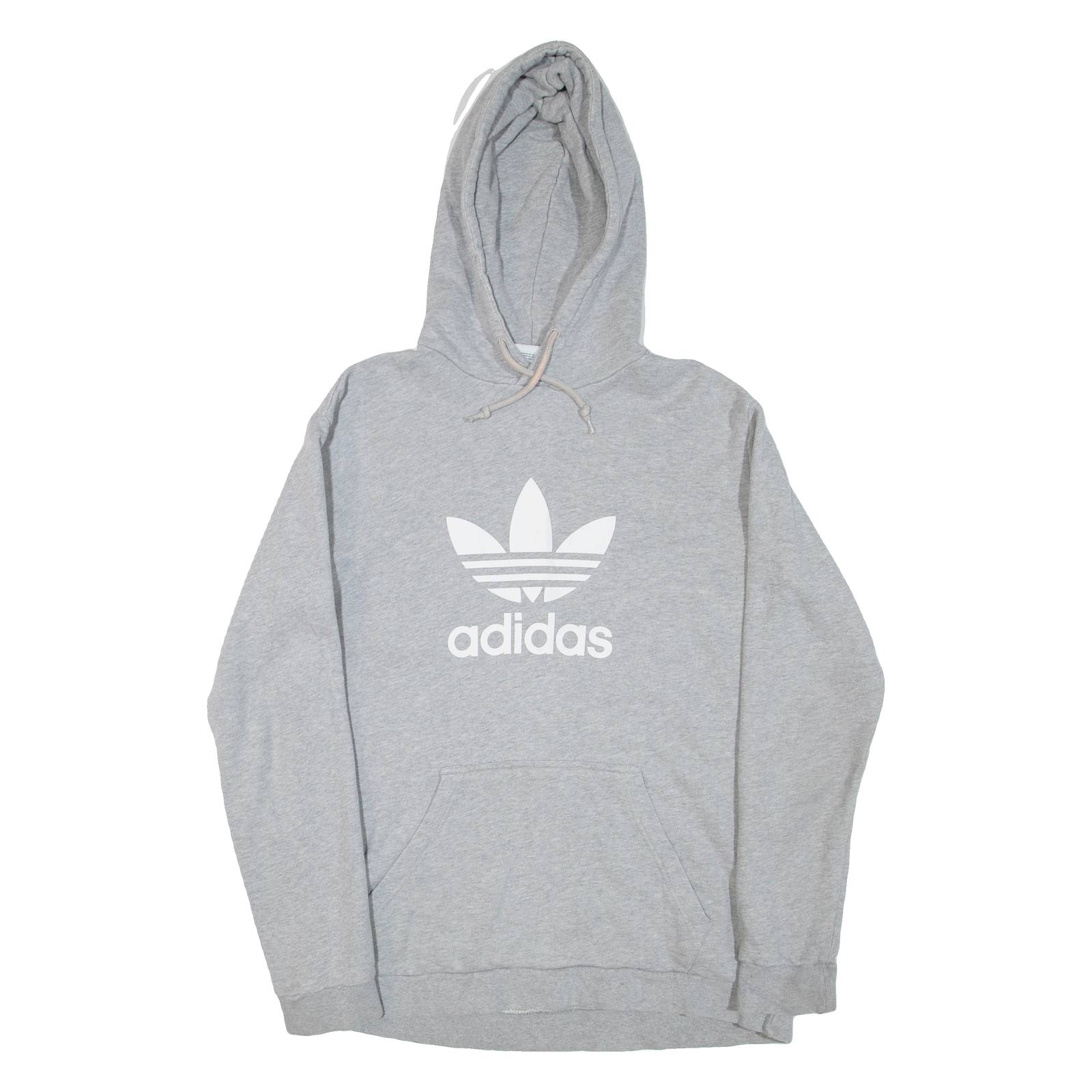 ADIDAS Mens Grey Hoodie M