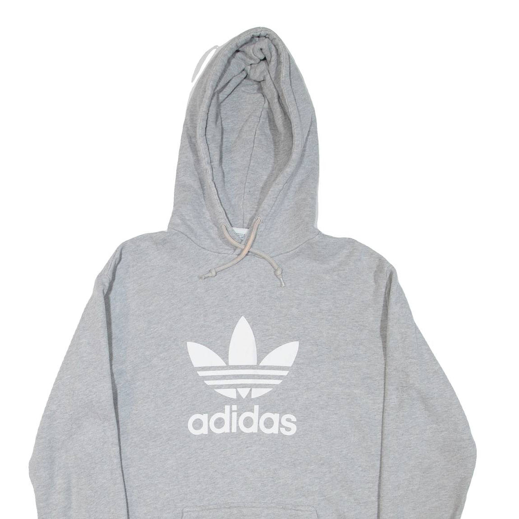 ADIDAS Mens Grey Hoodie M