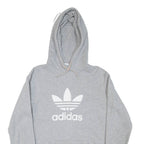 ADIDAS Mens Grey Hoodie M
