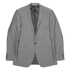 BURTON Mens Grey Button Jacket M Polyester Blend Classic Plain Tailored Blazer