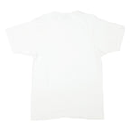 HANES Mens White Crew Neck Short Sleeve Classic Cotton Blend M T-Shirt Plain
