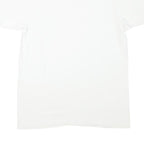HANES Mens White Crew Neck Short Sleeve Classic Cotton Blend M T-Shirt Plain