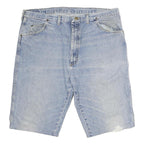 WRANGLER Mens Denim Blue Casual Shorts XL W40 Classic Fit Button Closure