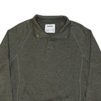 SONOMA Mens Green Cotton Blend Plain Pullover Crew Neck Basic Knit M Casual