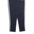 ADIDAS Mens Joggers Navy Blue & White Slim Tapered M W30 L30 Three Stripe