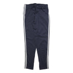 ADIDAS Mens Joggers Navy Blue & White Slim Tapered M W30 L30 Three Stripe