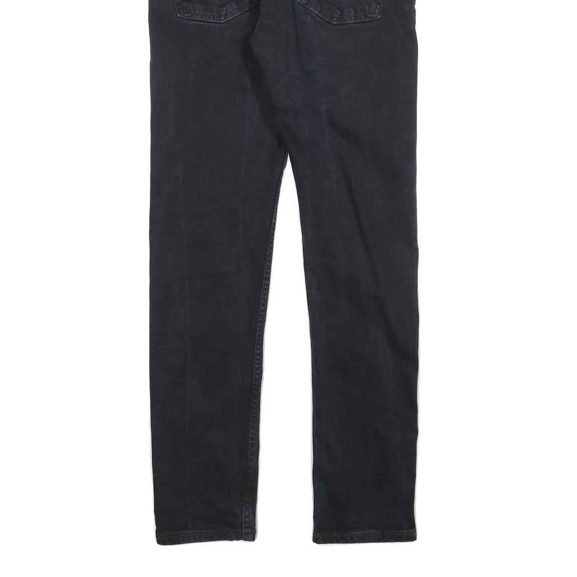 LEVI'S 510 Mens Jeans Black Slim Skinny Denim Medium W30 L30 Stretch Cotton