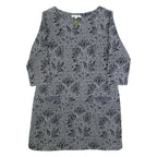 WHITE STUFF Womens Day Dress Grey Floral Knee Length UK 10