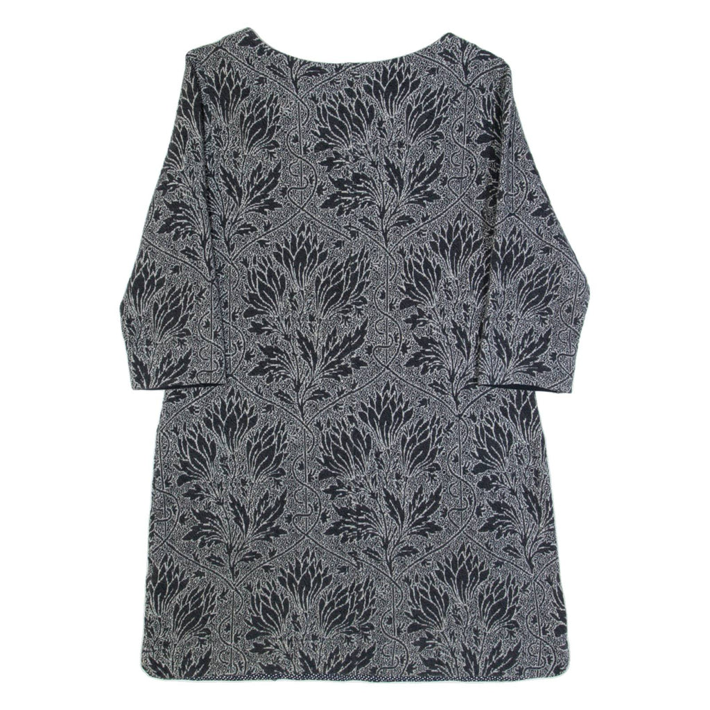 WHITE STUFF Womens Day Dress Grey Floral Knee Length UK 10