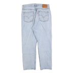 LEVI'S 501 Big E Womens Jeans Regular Straight Denim Light W29 L26 Button Fly